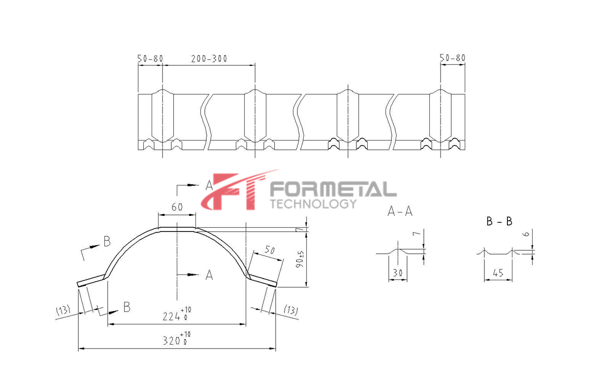 Automatic Ridge Cap Roll Forming Machine