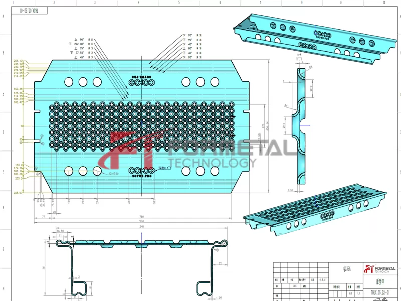 Scaffolding Plank Roll Forming Machine