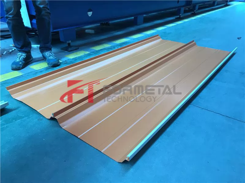 Standing Seam Metal Roof Roll Forming Machine