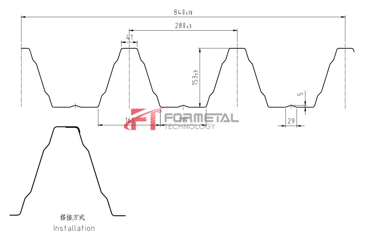 Floor Deck Roll Forming Machine