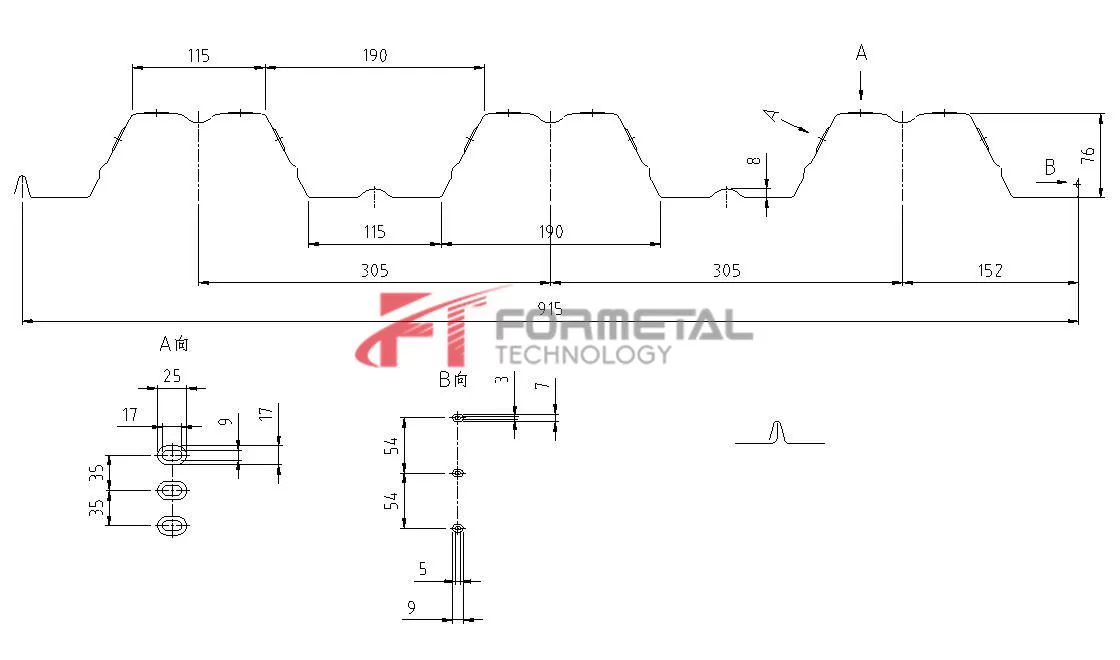 Floor Deck Roll Forming Machine